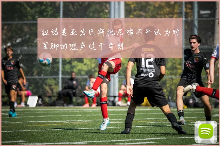拉诺基亚为巴斯托尼鸣不平认为对国脚的嘘声过于苛刻